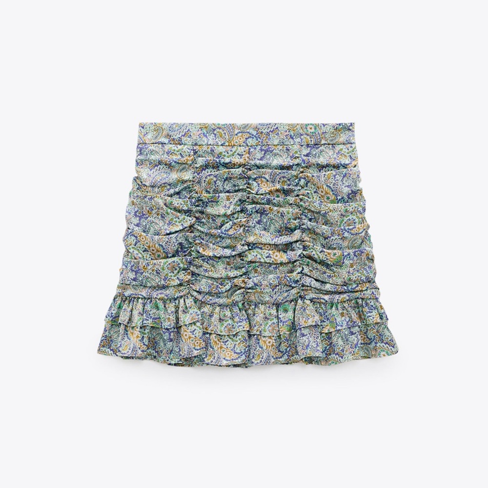 Zara floral skirt